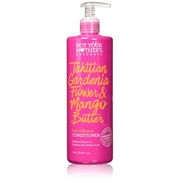 Not Your Mothers Naturals Tahitian Gardenia Flower Butter Curl Defining Conditioner, Basic, Mango, 16 Fl Oz