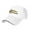 White, variant on American International College Casual Sandwich Baseball Cap Adjustable For Men For Women
