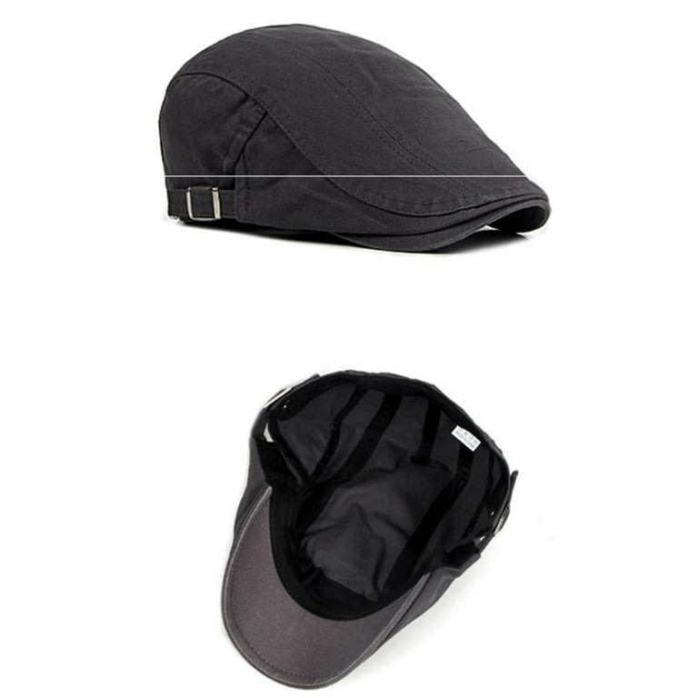 Hontri Hat in Sale Unisex Stylish Cotton Newsboy Cap Soft Fit Taxi Driver Hat Casual and Dressy Styles Mens Hats Caps