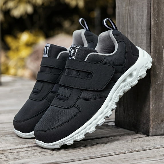 Men's and Women's Comfortable anti Slip hook and loop fastener Walking Sport Shoes