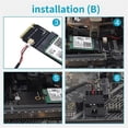 thumbnail image 3 of M.2 to Nvme Wifi Card NGFF M.2 A+E Key to NVMe PCI Express SSD Port Converter Adapter F-for AX200 AX210 8265 7260AC Card, 3 of 5