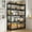 Black, variant on MELOII 5-Tier Metal Storage Shelves, 72"H Heavy Duty Wire Garage Shelving Unit, 1750LBS Adjustable Garage Rack Organizer for Pantry Kitchen Warehouse, Chrome
