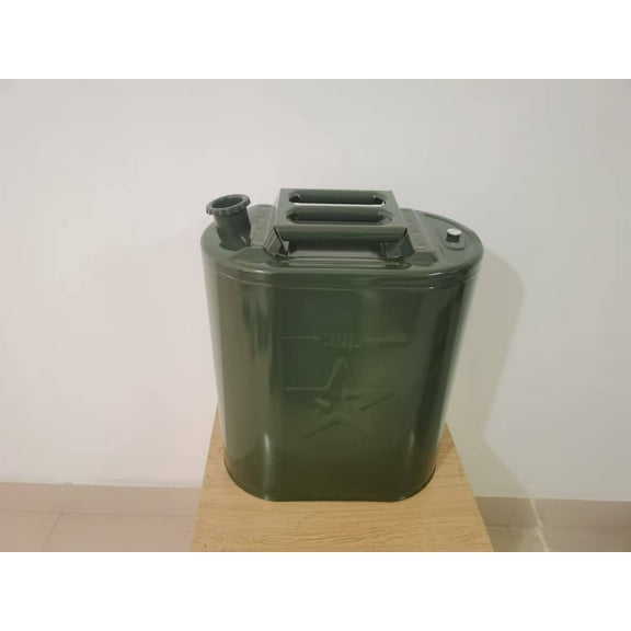 30L Portable Fuel Can - 7.9Gal, Metal Gas Tank with Lid, Jerry Can with Rustproof And Heat Resistant Design, Durable Storage for Outdoor Power Tools, Lawn & Garden Equipment, Outdoor Power Tool Acces