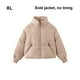 thumbnail image 5 of Qarigey Chaqueta acolchada de invierno para mujer, cómoda y cálida, esencial, fácil de limpiar, chaqueta acolchada para mujer Abrigos y chamarras caqui SG, 5 of 6