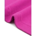 thumbnail image 5 of DARING DIVA Plus Side Adjustable Strap Denim Overall A Line Denim Dress 1X Hot Pink, 5 of 6