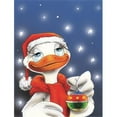 thumbnail image 1 of Canard avec Ornement de Noël Drapeau Toile Taille Maison, 1 of 1