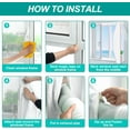 thumbnail image 4 of Window Seal Kit with Adjustable Coupler, Portable Air Conditioner Seal for Energy Saving and Wide Application, 4 of 5