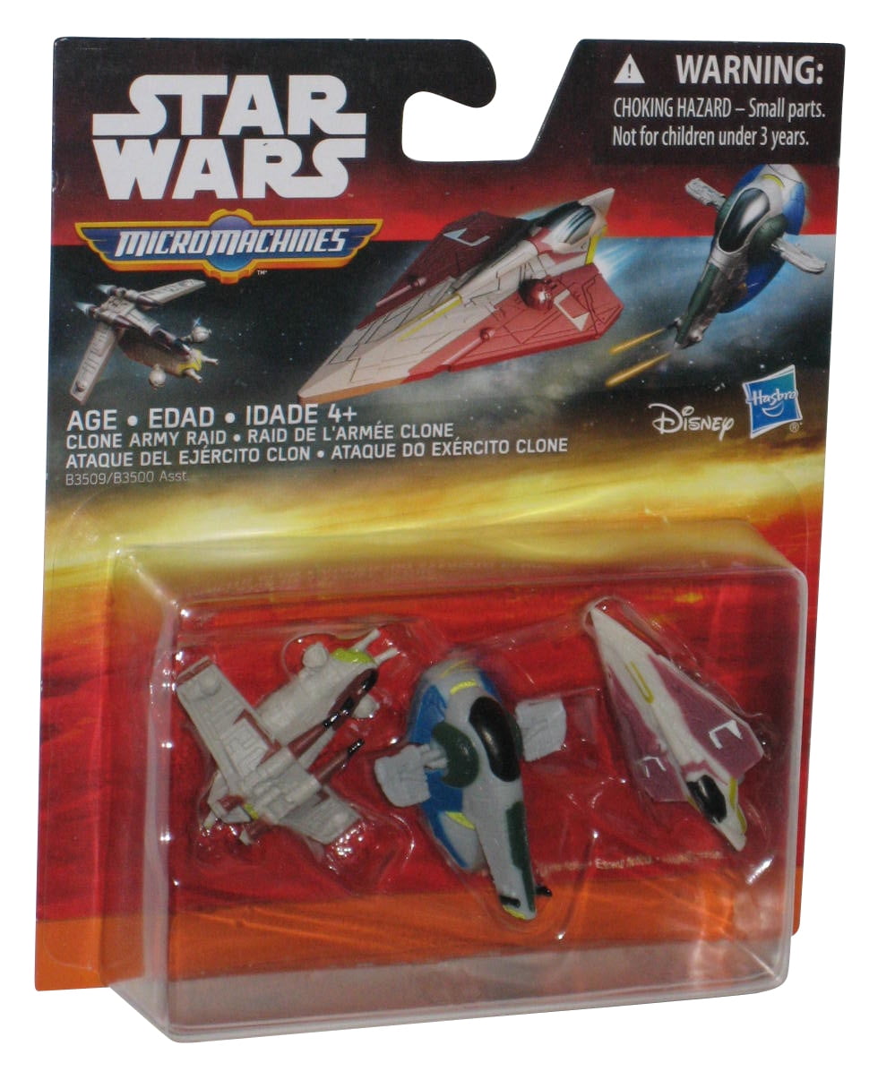 Star Wars Micro Machines (2015) Clone Army Raid 3Pack Toy Vehicle Set