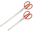 thumbnail image 3 of MasteelfCA 2 Pcs Pinces à Crabe et Poisson à la Boue Outils de Ramassage pour Extérieur - Droit (Rouge), 3 of 8