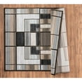 thumbnail image 3 of MDA Home Orelsi Brown Contemporary Polypropylene Area Rug - 2'8'' X 11'10'', 3 of 3