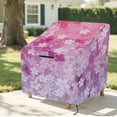 thumbnail image 6 of Renewold Outdoor Chair Covers Waterproof Patio Adirondack Chair Covers Anti-UV All Weather Protection Lawn Deck Furniture Protector, 32"W x 35"D x 36"H, Cherry Blossom Pink Purple, 6 of 7