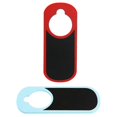 thumbnail image 2 of 2 Pcs Do Not Disturb Door Hanging Sign Double Sided Message Board Blackboard(Red and Blue), 2 of 4