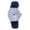 Silver/Dark Blue, variant on Men’s Silver Dial Black Leather Strap Watch - MTP-V002L-7B3UDF