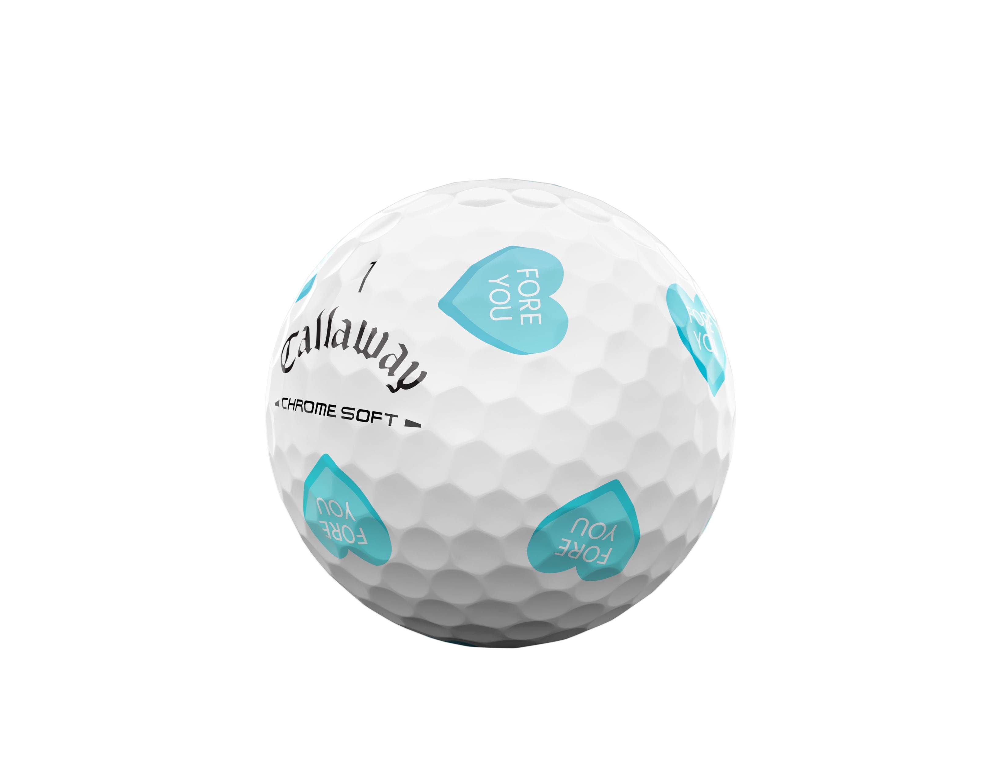(2 pack) Callaway Golf Chrome Soft 26 - Truvis Golf Hearts 12 ball pk