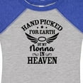 thumbnail image 4 of Inktastic Handpicked for Earth by My Nonna in Heaven with Angel Wings Boys or Girls Baby Bodysuit, 4 of 5