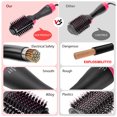thumbnail image 2 of Cepillo de aire caliente, secador de pelo multifunción, alisador, rizador, peine, estilizador de pelo profesional de salón de un solo paso y soplado de iones voluminizador, 2 of 5