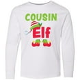thumbnail image 3 of Inktastic Christmas Cousin Elf Long Sleeve Youth T-Shirt, 3 of 5