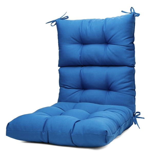 Waterproof High Back One piece Chair Cushions Soft High Rebound Solid 
