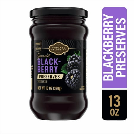 Private Selection Gourmet Seedless Blackberry Preserves  13 OZ  2 Pack