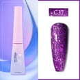 thumbnail image 1 of Dvkptbk nail extension Colors Mirror Glitter Nail Polish Holographic Red Nail Polish-Dry Base Top Polish Coat for Fingernail Toenail French Manicure Art 8ml, 1 of 3