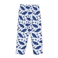 thumbnail image 5 of Goofa Whale Printed Soft Pajama Pants for Women, Wide Leg Comfy Casual Lounge Yoga Pants-Small, 5 of 9