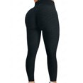 thumbnail image 1 of Fitness Pantalones de yoga de entrenamiento elástico Leggings de fitness de cintura alta para mujer (negro M) Ehuebsd Para Estrenar, 1 of 2