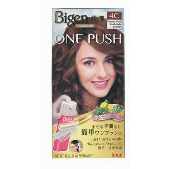 La Crème Colorante Bigen One Push No.4C - Brun Cannelle