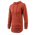 thumbnail image 2 of hopeusnice Men's Solid Color Tops Pants Long Sleeve Hoodie Comfyfit Workout Fleece Casual Fall Lightweight Loose Loungewear Pullover Clothing for Male, 2 of 6