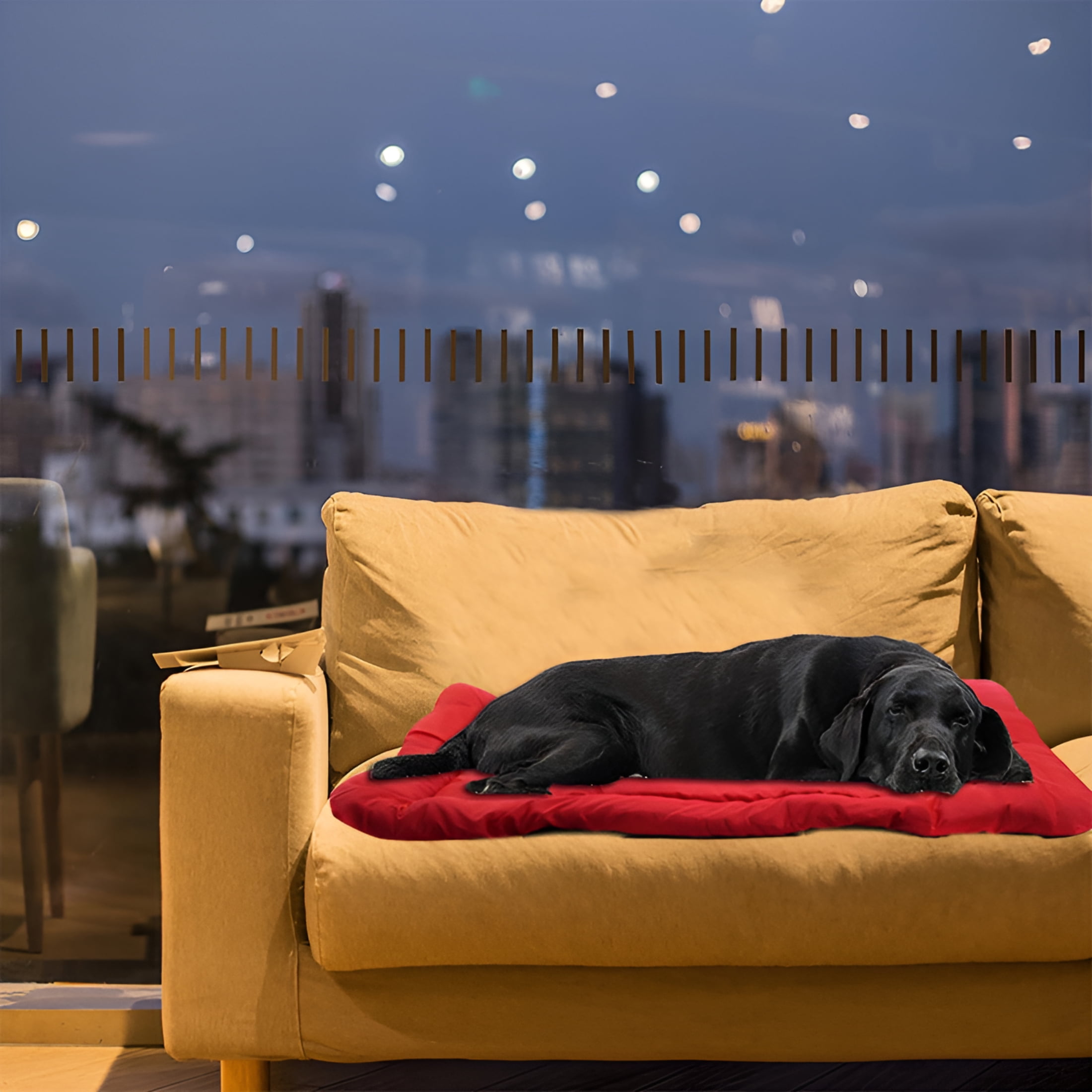 LAMIRO Waterproof Dog Bed,Travel Dog Bed | Outdoor Bed for Dogs | Pet Sleeping Mat Portable Bed Roll for Pets | Travel | Hiking | Camping | Dog Bed One Size
