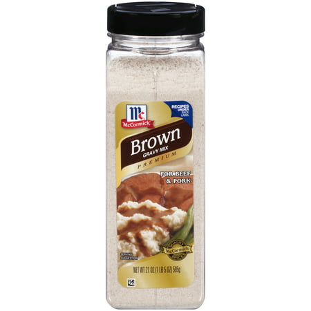 McCormick Premium Brown Gravy Mix, 21 oz (Best Brown Gravy Mix)