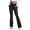 Black, variant on Yoga Pants for Women Plus Size Workout Yoga Pants Casual Bootcut Yoga Pants Black Flare Pants for Workout Running Athletic Activewear
