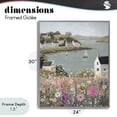 thumbnail image 4 of Stupell Industries Rustic Lodge Seaside Cottages & Sailboats Gray Framed Giclee Art, 24 x 30, by Riley B, 4 of 8
