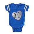 thumbnail image 1 of CafePress - Emperor Penguins - Cute Infant Baby Football Bodysuit, 1 of 1