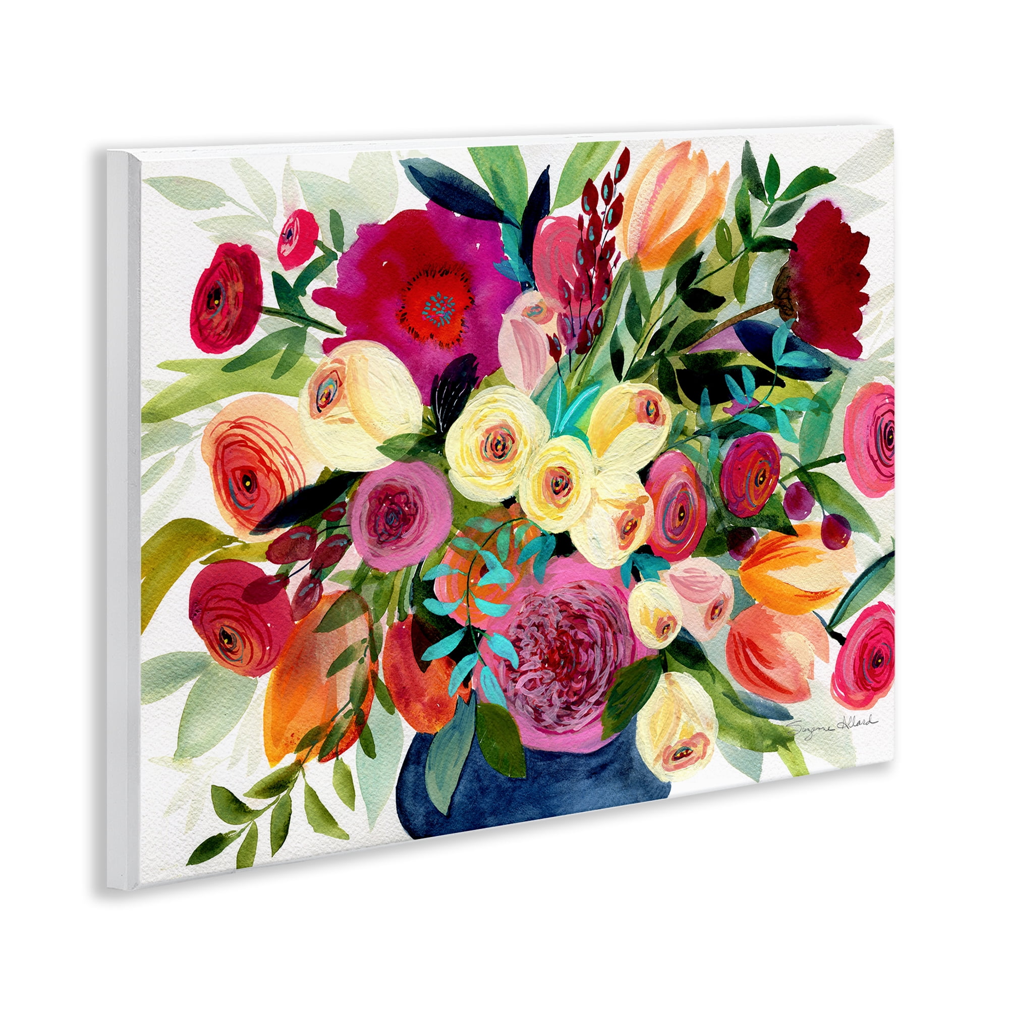 Stupell Industries Morning Joy Bouquet Wall Plaque Art, design by Suzanne Allard