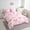 Rose Pink, variant on Erosebridal Girly Pink Bowknot Bedding Twin Size, Cute Princess Bed in a Bag Twin size, Ribbon Decor, Reversible 7-Piece