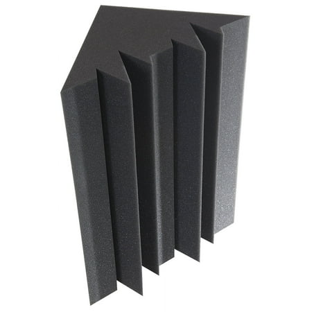 Auralex Acoustics - Studiofoam LENRD Acoustic Bass Traps, 2 Pack Charcoal