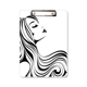 thumbnail image 1 of Portapapeles Carpeta de escritura A4 Hermoso el pelo rizado largo Dama Unbranded, 1 of 4