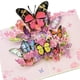 thumbnail image 5 of Tarjeta de Felicitación CawrdWhish 3D Pop-Up Mariposa y Flor, 5 of 7