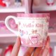 thumbnail image 4 of Taza de cerámica bonita, taza estilo Ins, tomate, Hola gato, novedad creativa, taza pequeña, 2023, 4 of 4