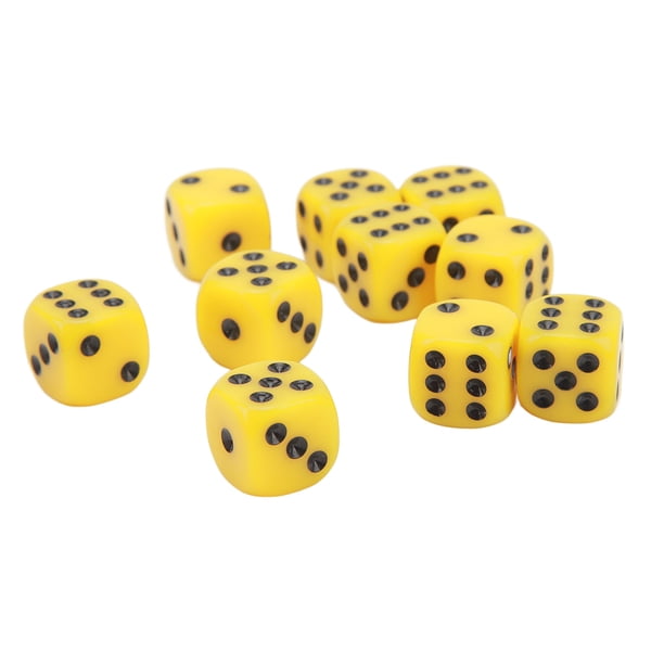 Cubos De Dados, Juego De Dados Ligeros Y Portátiles De 16 Mm A Prueba De Desgaste, 30 Piezas Para Juegos De Mesa