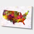thumbnail image 3 of Design Art - United States Map in Colors, 3 of 4