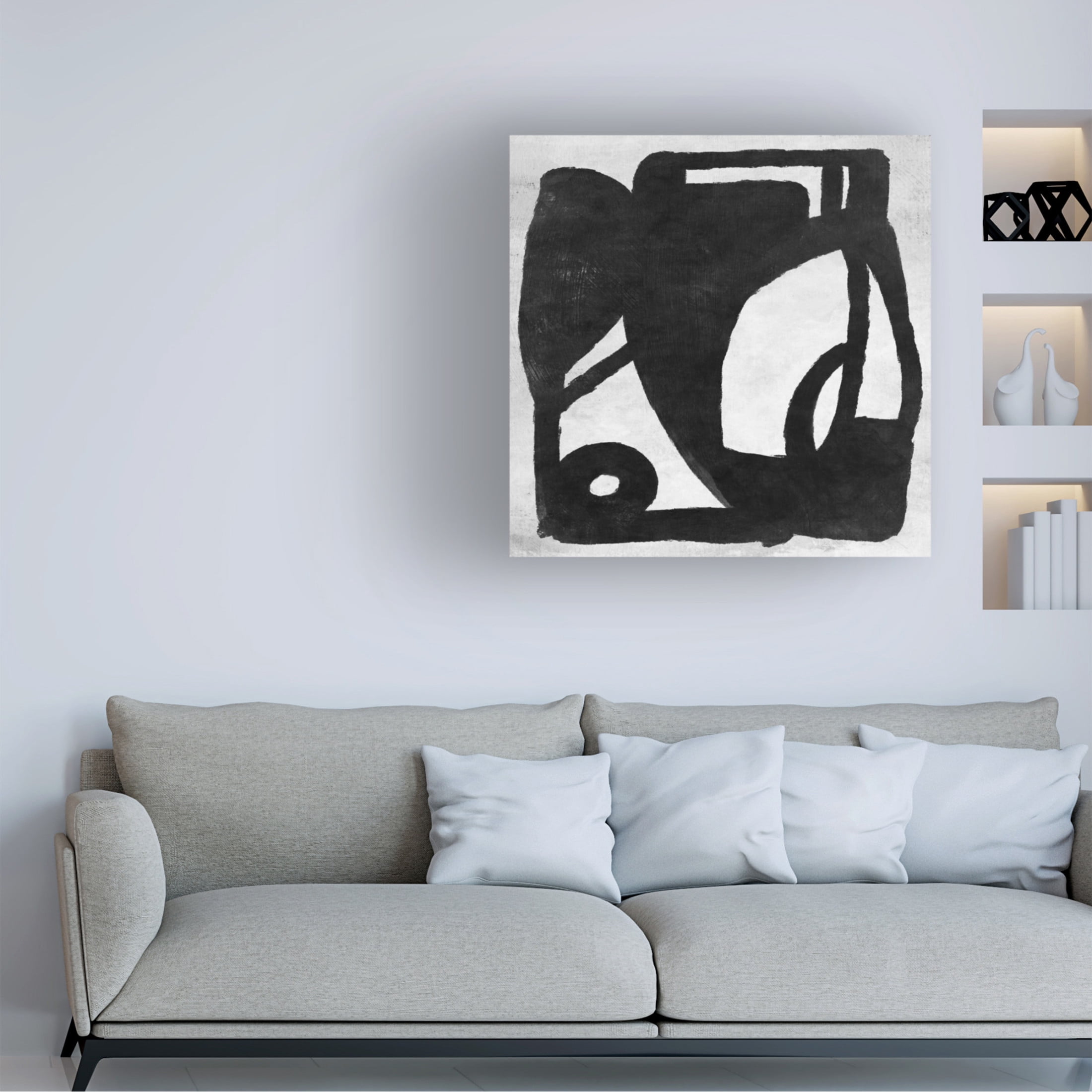 Trademark Fine Art Dan Hobday Abstract Melody No3 Canvas Wall Art