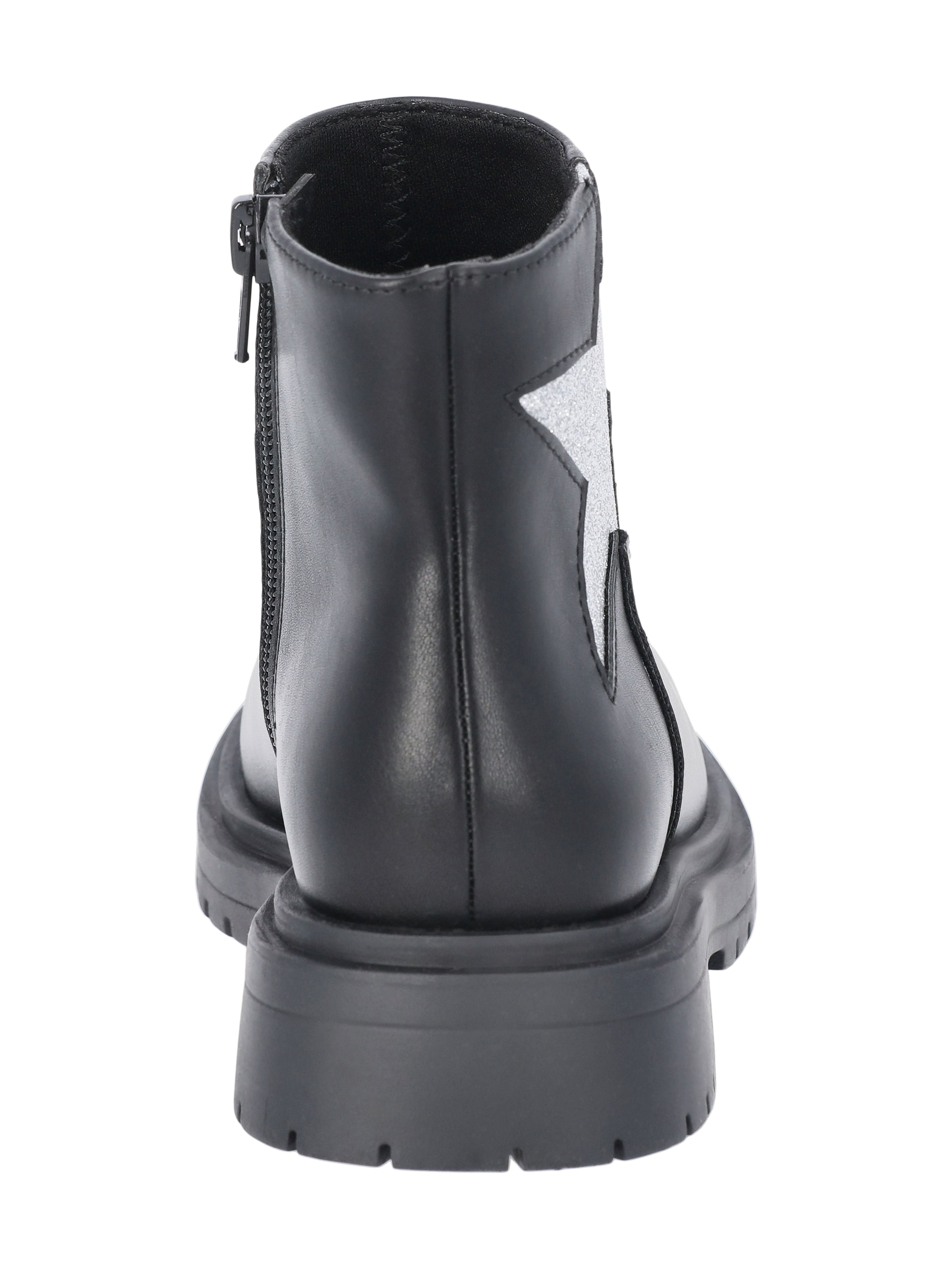 Wonder Nation Toddler and Girls Glitter Star Chelsea Boots