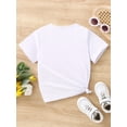 thumbnail image 2 of Girls' Honduras Parrot Print T-Shirt - Casual Crew Neck, Short Sleeve Summer Top for Ages 1-8, Soft Cotton Blend, 2 of 5