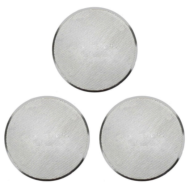 3X Profesional Bandeja de Horno para Pizza Redonda Red de Malla Antiadherente de Rejilla de Barbacoa (12 Pulgadas)