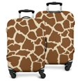 thumbnail image 2 of Stretch Luggage Cover S(18-20in)– Elastic Travel Suitcase Protector with Handle Openings & Bottom Closure, Washable Polyester Spandex Suitcases Cover, Leopard Animal Print, 2 of 5