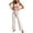 Pink, variant on Xaqiouau Women Cute Floral Pajama Set Cami Tank Top and Pants 2 Piece Lounge Set Lace Trim Sleepwear Casual Home Outfit