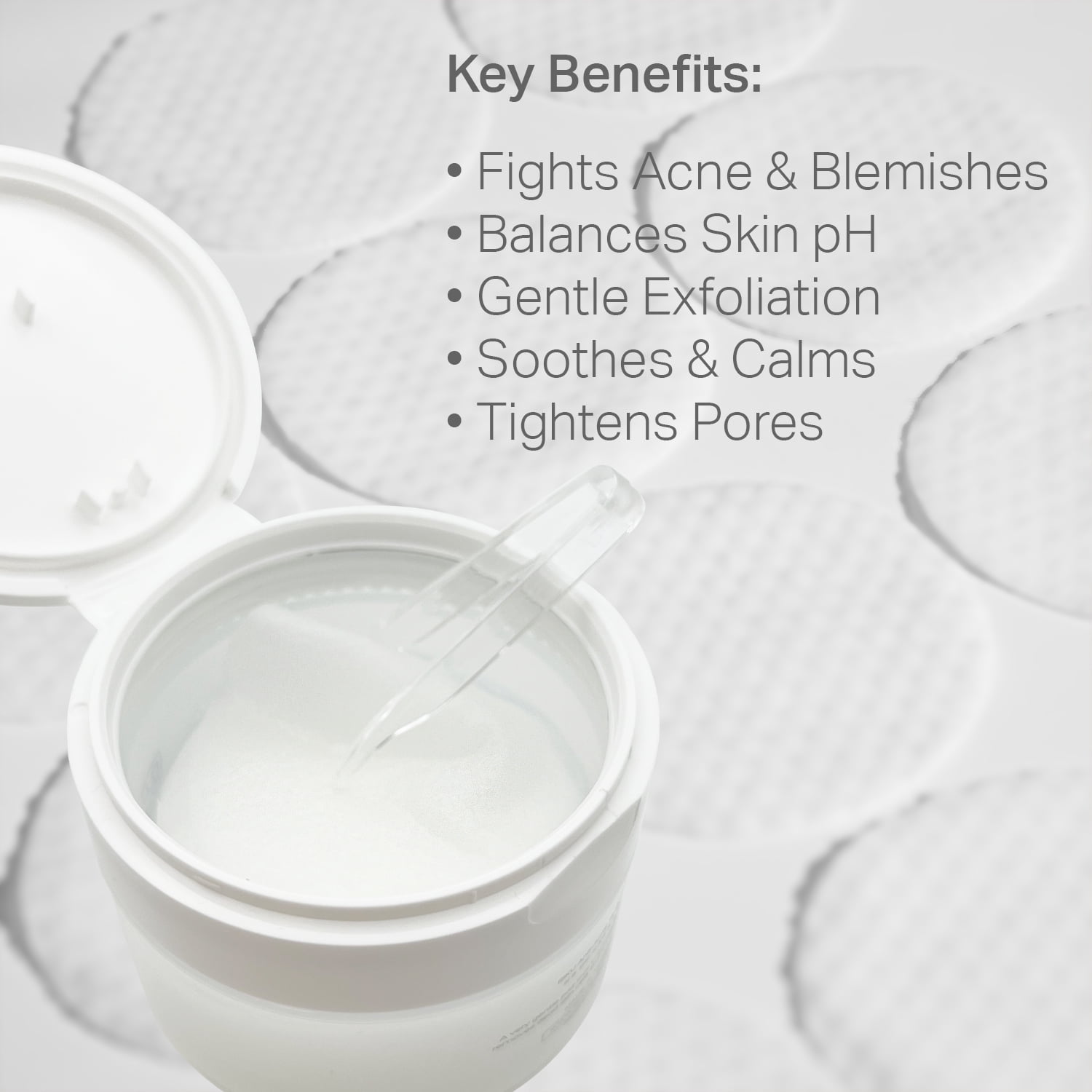 Acne Clearing Toner Pads AHA BHA PHA LHA Exfoliating Pore Care 120 Pads | MADE IN KOREA