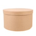thumbnail image 1 of CHUANK 1 Set Round Kraft Paper Box Cookie Paper Container Cake Container Cupcake Box, 1 of 5