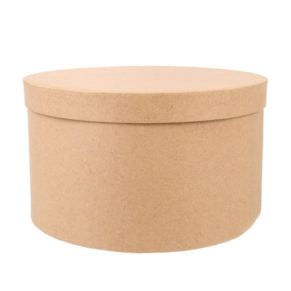 CHUANK 1 Set Round Kraft Paper Box Cookie Paper Container Cake Container Cupcake Box